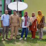 Dinas Kominfo Buru melakukan Pemantauan Bantuan Akses Internet Kementrian Kominfo  RI Melalui Baktikominfo Pada Kecamatan Waeapo dan Kecamatan Waelata.