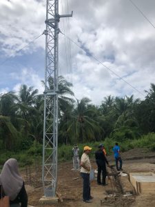 Kunjungan Survey Mengenai Pembangunan Tower Jaringan di Desa Waenibe